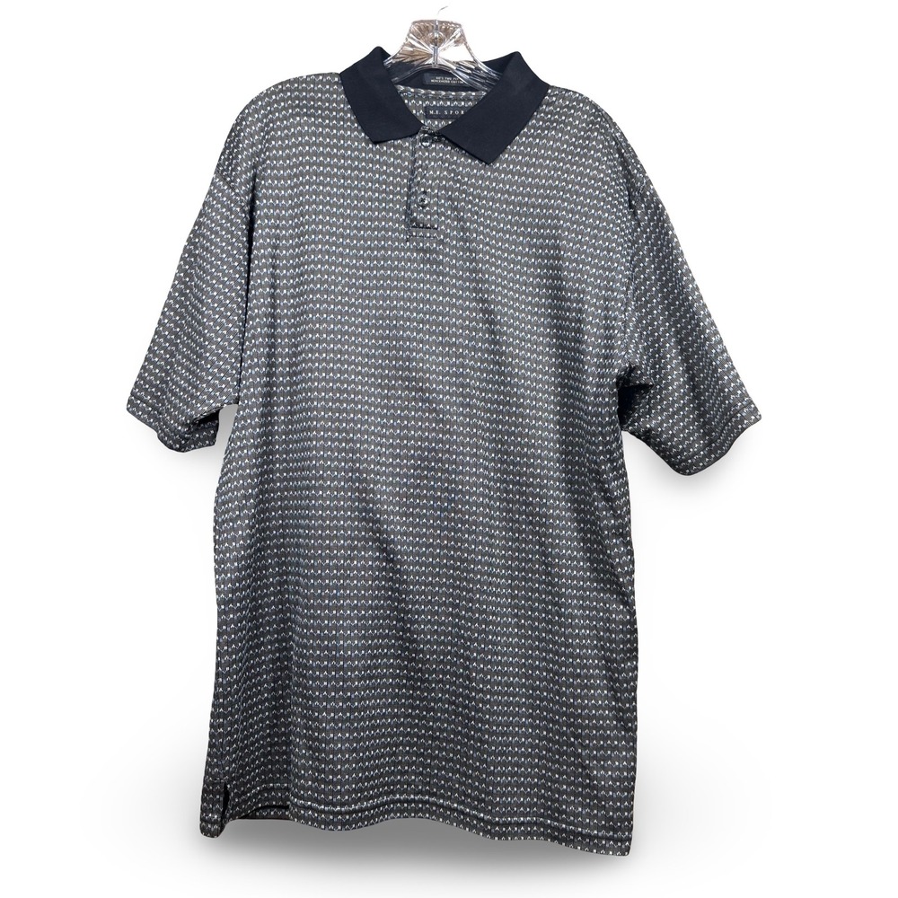 VTG M.E. Sport Polo Size Medium Golf 60s Two Ply Camp Shirt M Golf Y2K 90s